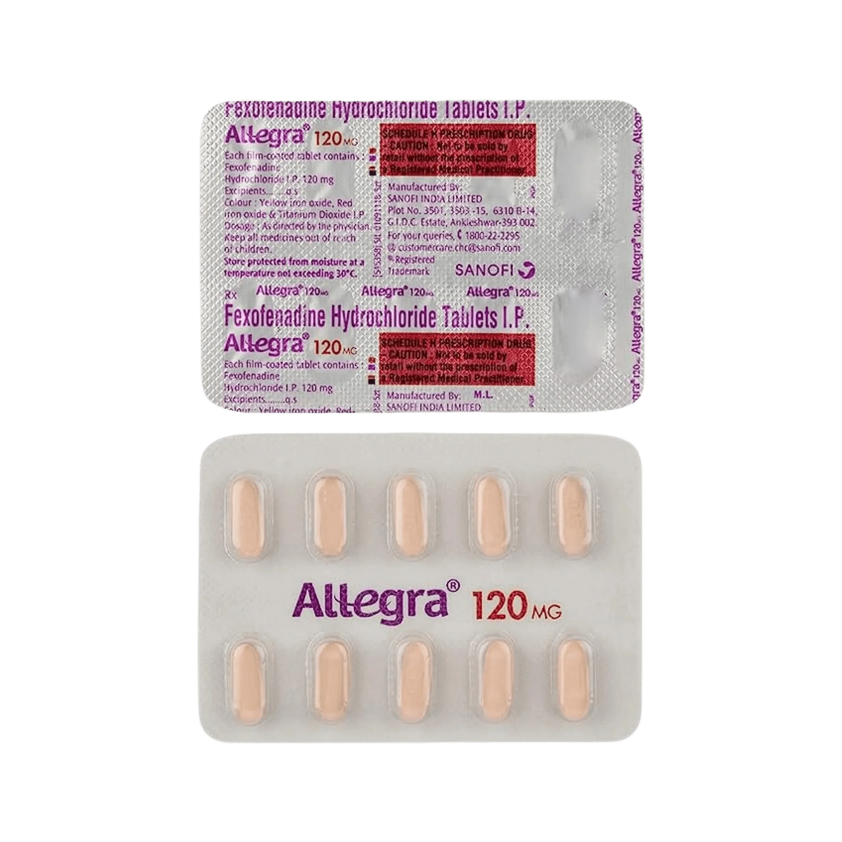 ALLEGRA 120MG TABLET - Animeal