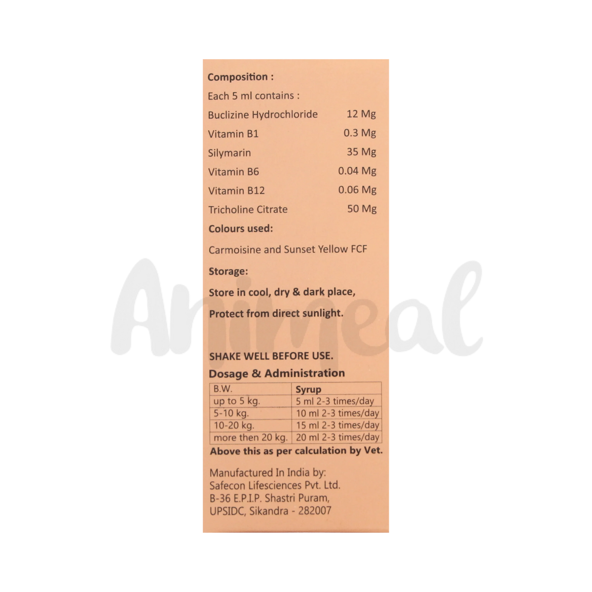 APTIFAST PET LIQUID - Animeal