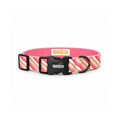 ARAMESH Blush Cotton Collar & Leash Set