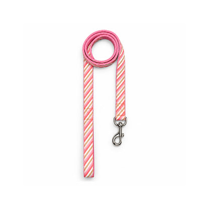 ARAMESH Blush Cotton Collar & Leash Set