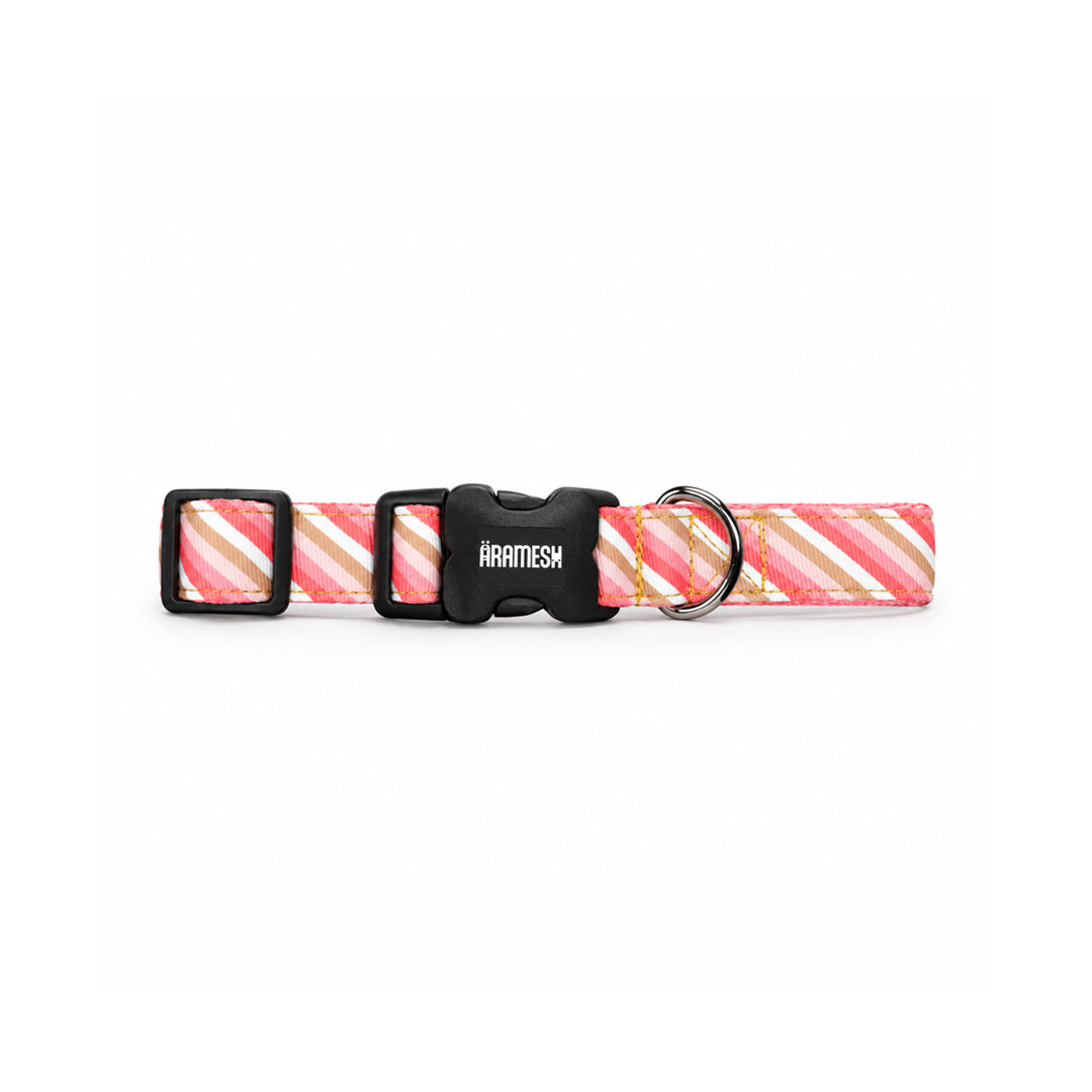 ARAMESH Blush Cotton Collar & Leash Set