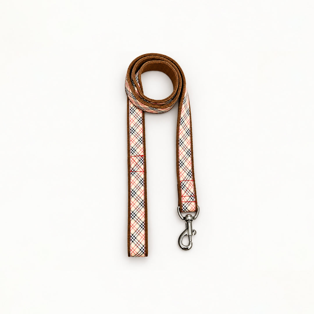 ARAMESH Classic Plaid Cotton Leash
