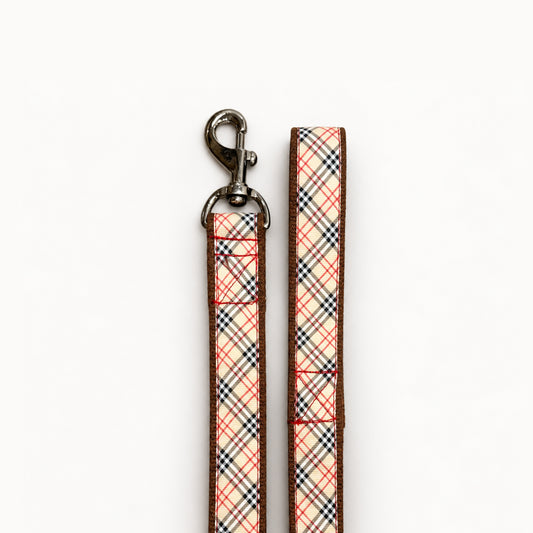 ARAMESH Classic Plaid Cotton Leash