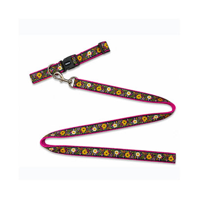 ARAMESH Coastal Bloom Cotton Collar & Leash Set