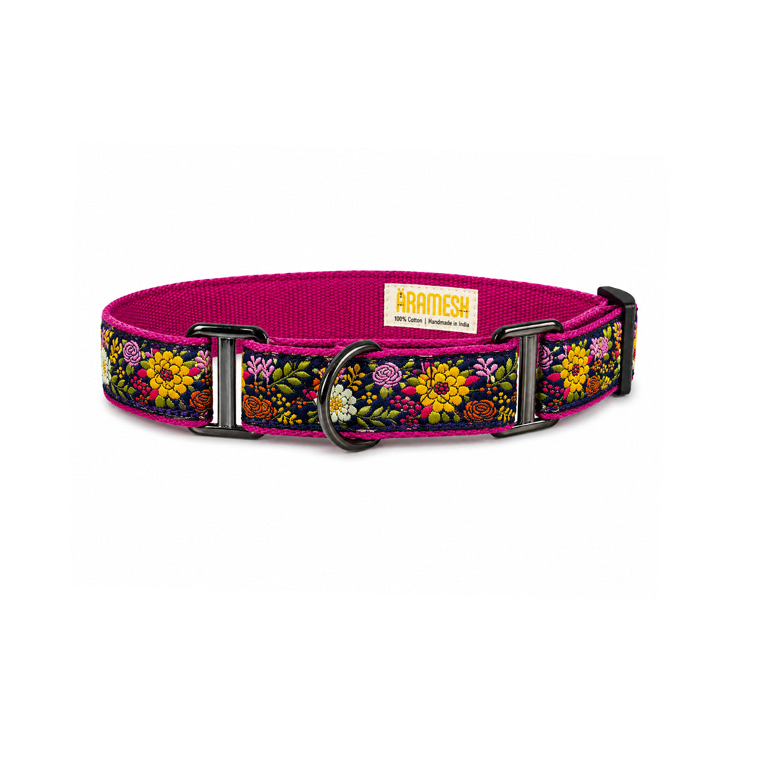 ARAMESH Coastal Bloom Cotton Martingale Collar