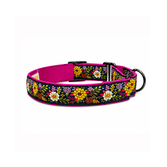 ARAMESH Coastal Bloom Cotton Martingale Collar
