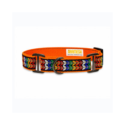ARAMESH Colourful Trails Cotton Martingale Collar