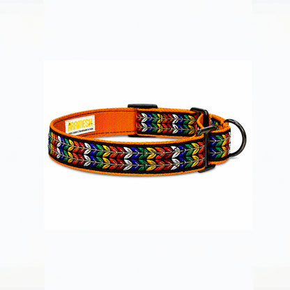 ARAMESH Colourful Trails Cotton Martingale Collar