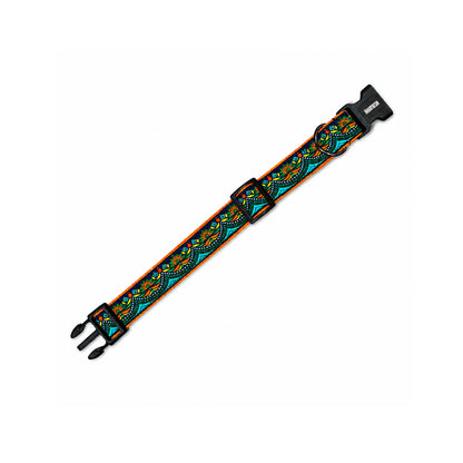ARAMESH Fire & Ice Cotton Collar & Leash Set