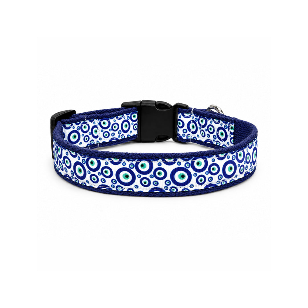 ARAMESH Nazar Charm Cotton Collar & Leash Set