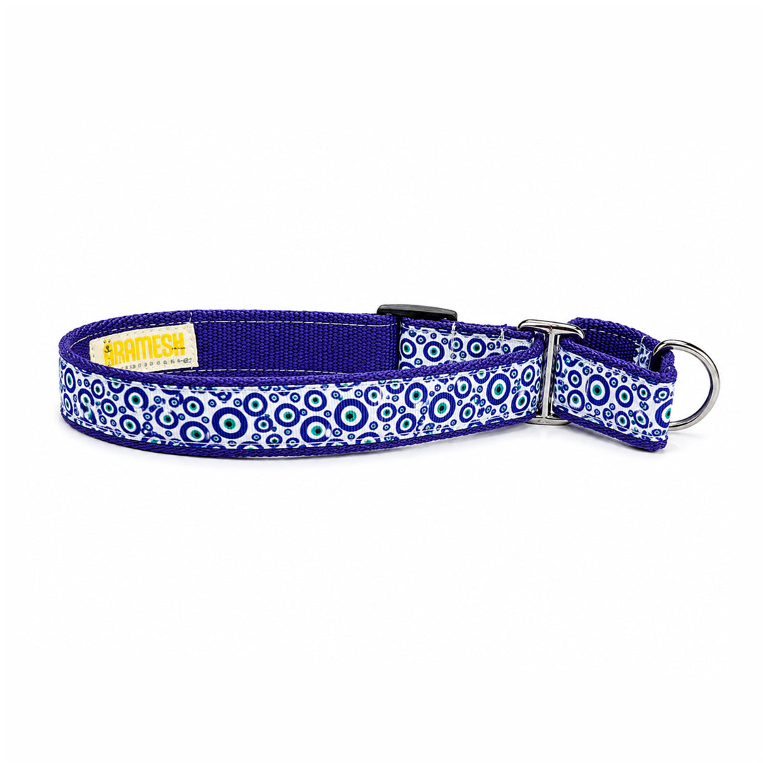 ARAMESH Nazar Charm Cotton Martingale Collar