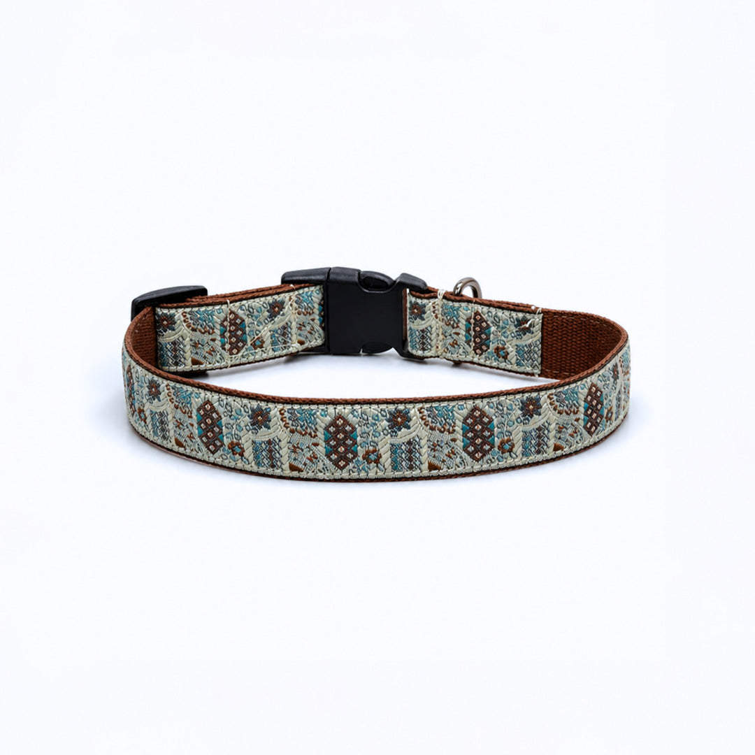 ARAMESH Sultan Paws Cotton Collar & Leash Set