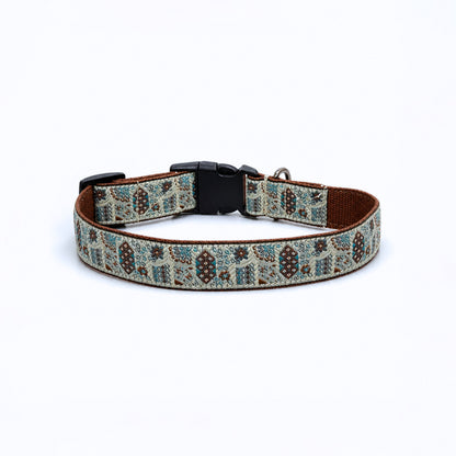 ARAMESH Sultan Paws Cotton Collar & Leash Set