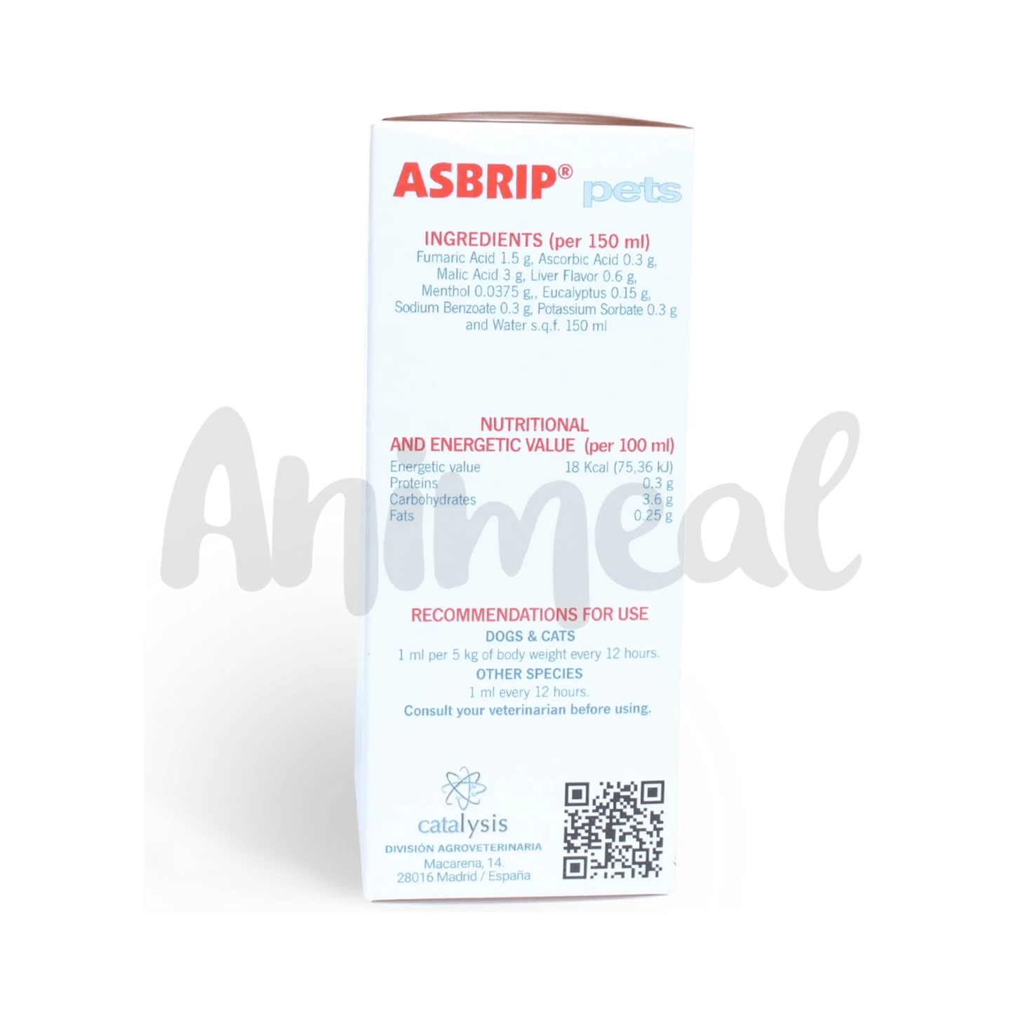 ASBRIP PET SYRUP (S) - Animeal