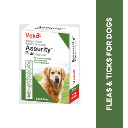 ASSURITY PLUS (10-25KG) DOG SPOT ON - Animeal