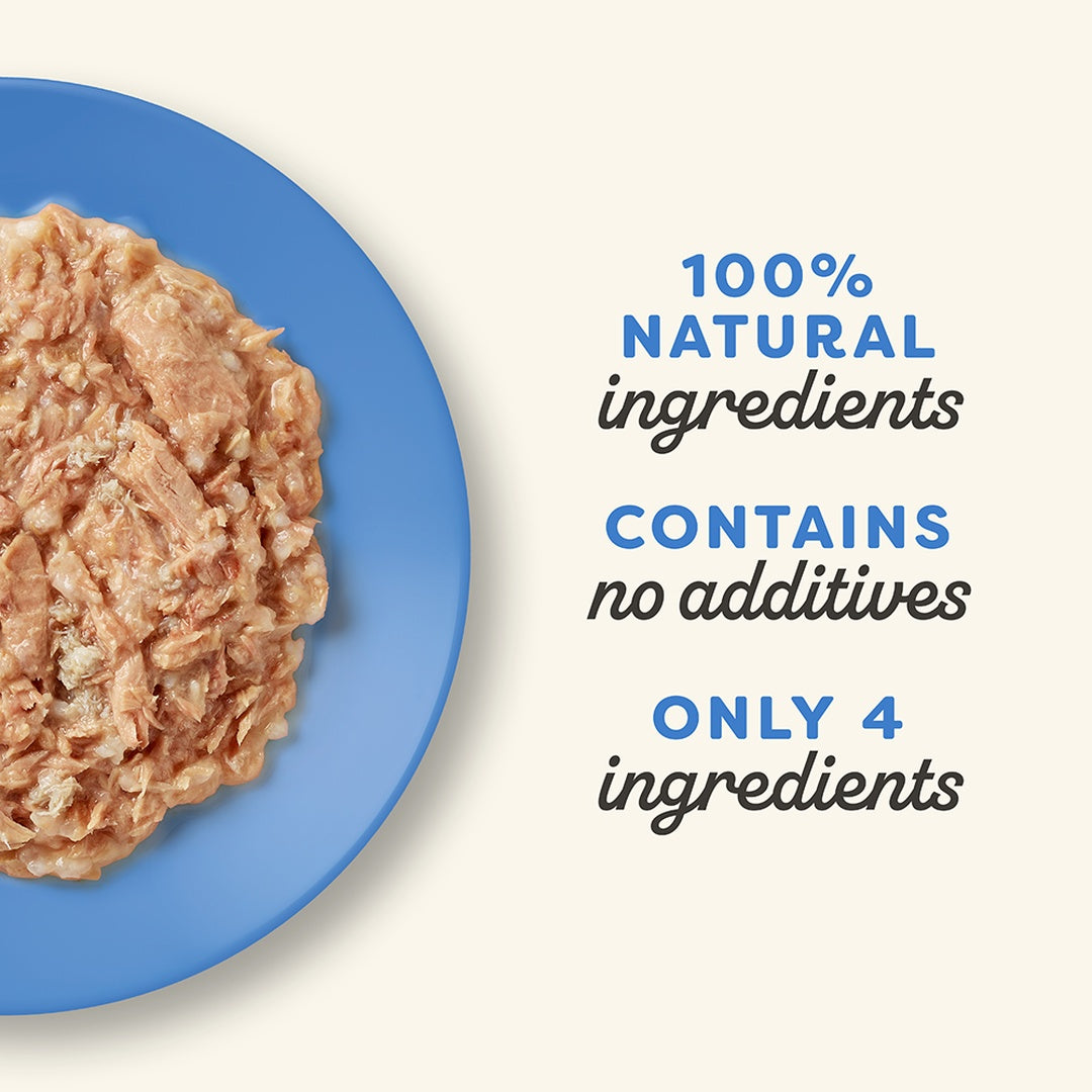 Applaws Natural Premium Wet Cat Food for Adult Cats, Tuna Fillet with Crab in Broth 70g Can