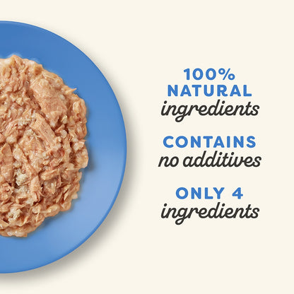 Applaws Natural Premium Wet Cat Food for Adult Cats, Tuna Fillet with Crab in Broth 70g Can