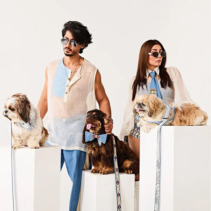 Ashna Vaswani Royal Bow Dog Collar