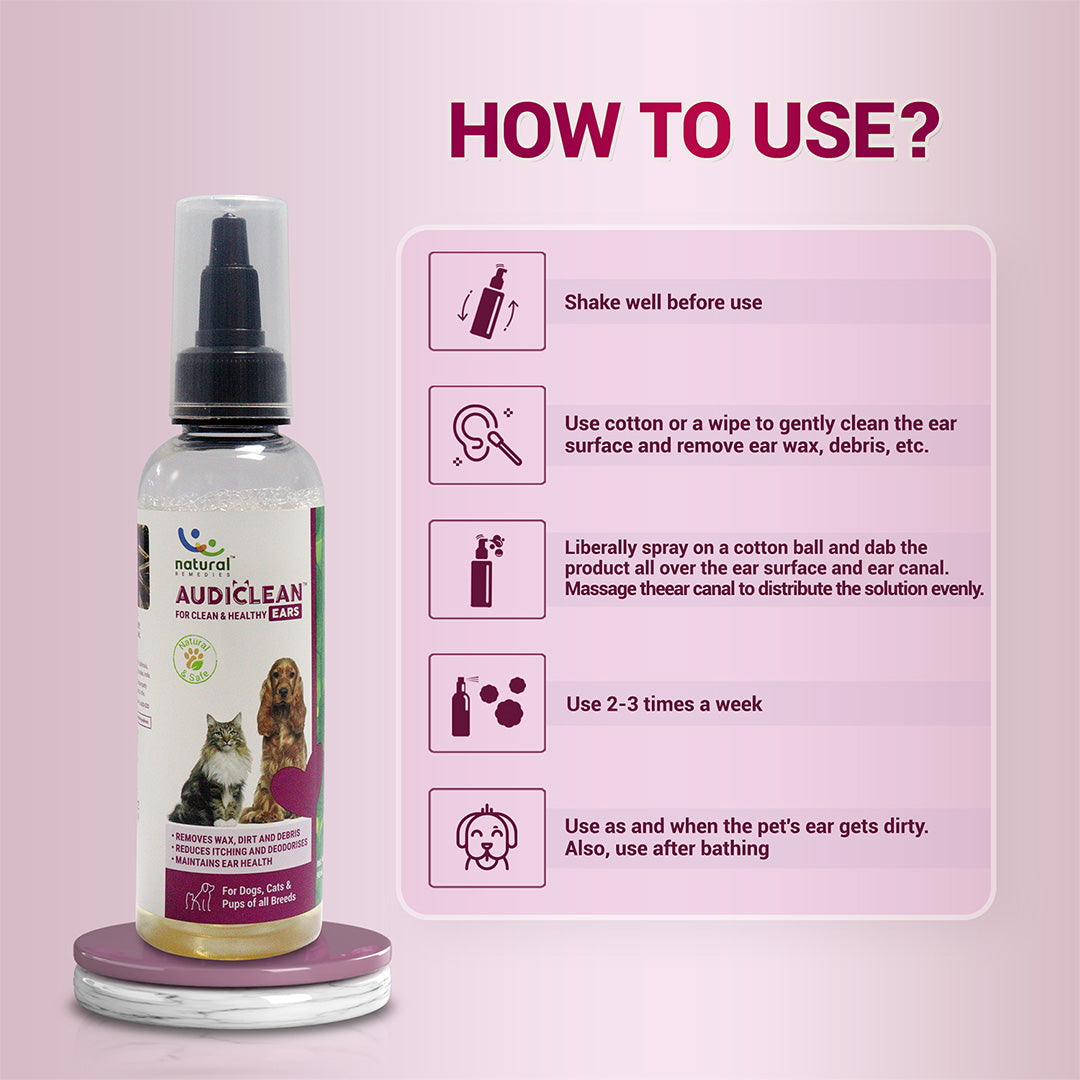 Pet natural remedies AUDICLEAN 90 ML