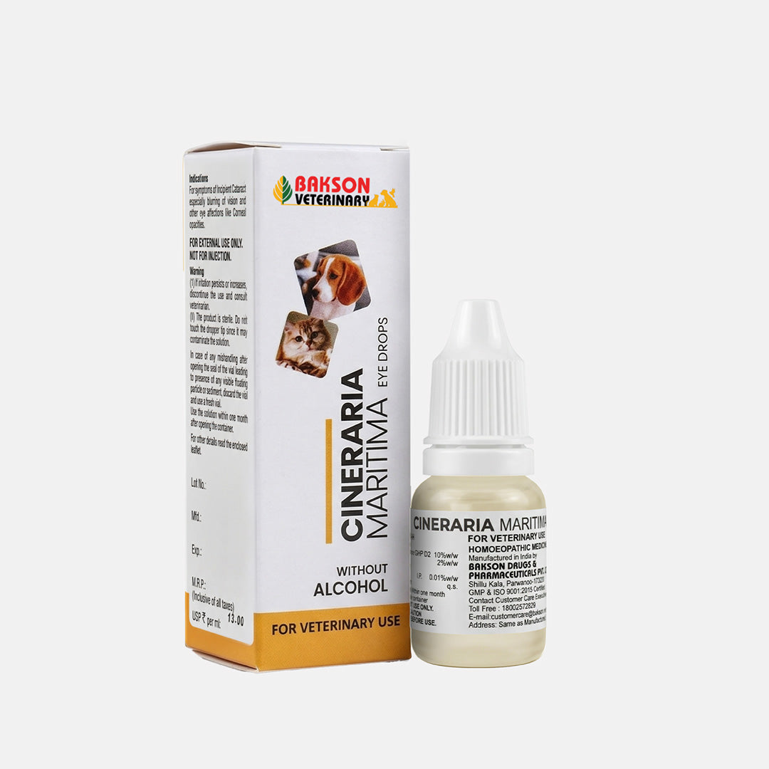 Bakson Veterinary CINERARIA MARITIMA EYE DROPS