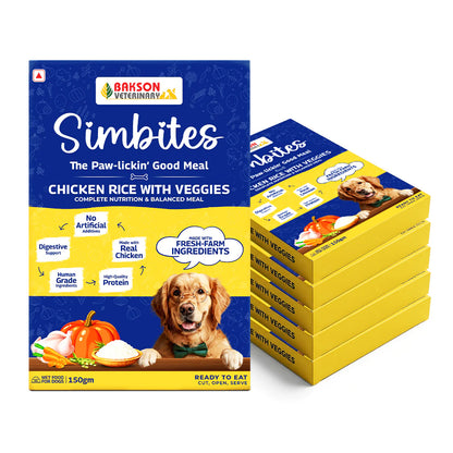 Bakson Veterinary Simbites – Chicken Rice with Veggies Wet Food