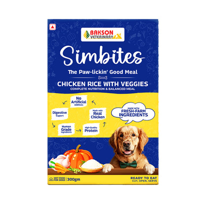 Bakson Veterinary Simbites – Chicken Rice with Veggies Wet Food