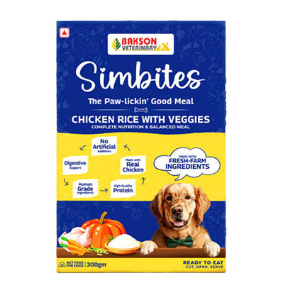 Bakson Veterinary Simbites – Chicken Rice with Veggies Wet Food