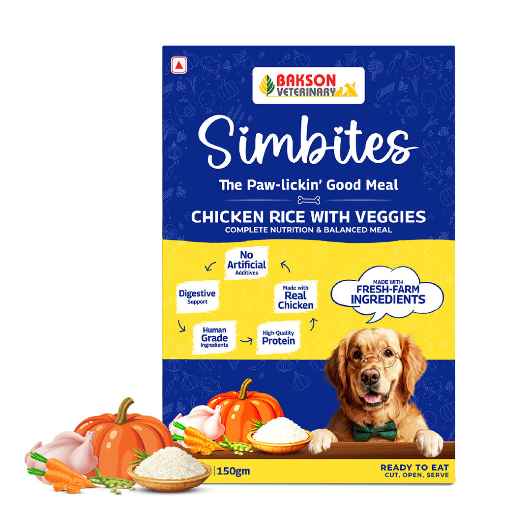 Bakson Veterinary Simbites – Chicken Rice with Veggies Wet Food