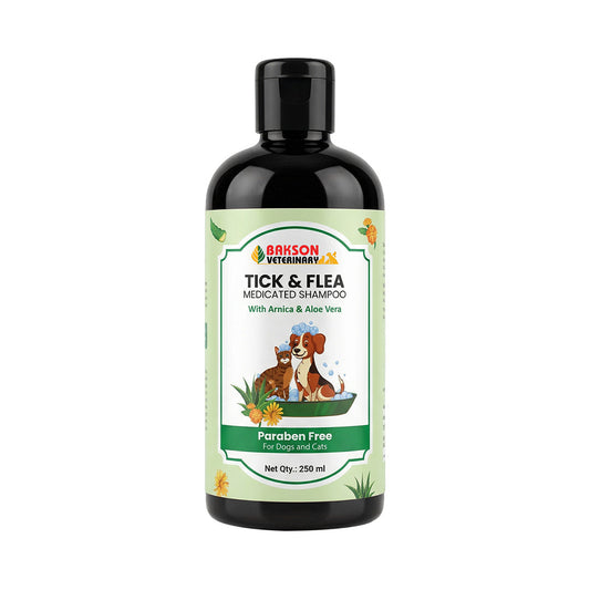 Bakson Veterinary TICK & FLEA SHAMPOO