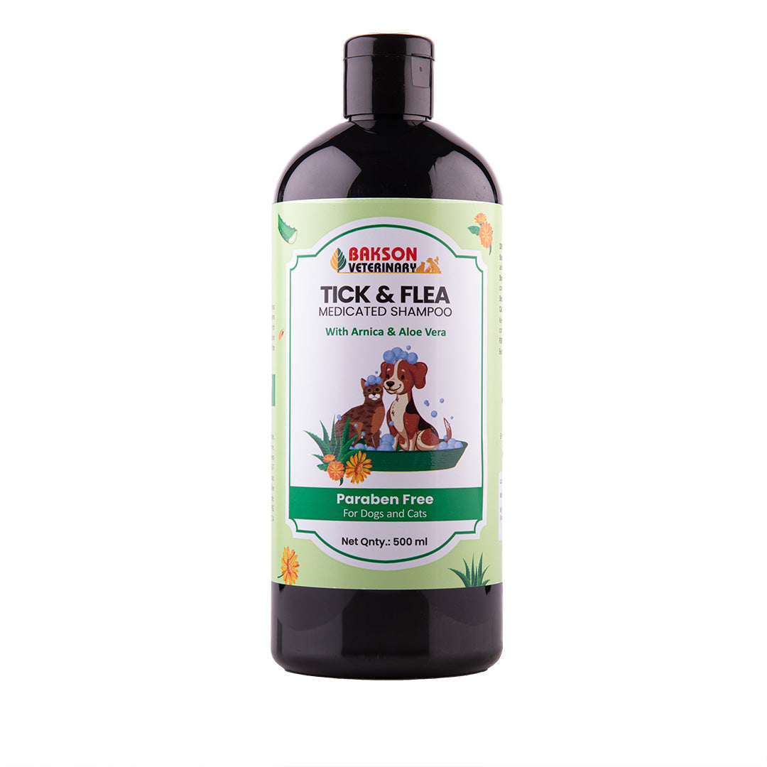 Bakson Veterinary TICK & FLEA SHAMPOO