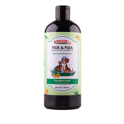 Bakson Veterinary TICK & FLEA SHAMPOO
