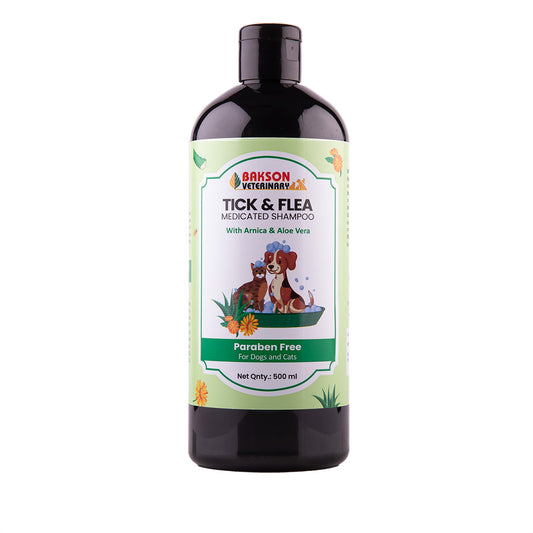 Bakson Veterinary TICK & FLEA SHAMPOO