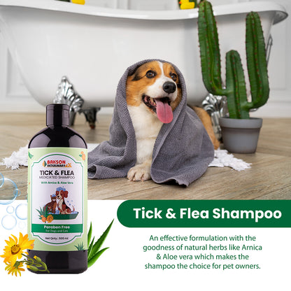 Bakson Veterinary TICK & FLEA SHAMPOO