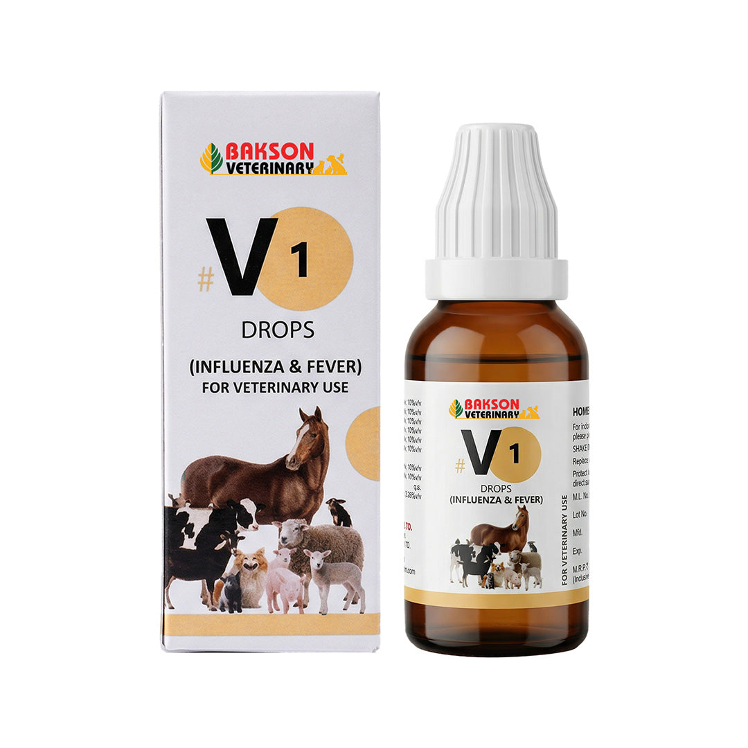 Bakson Veterinary V-1(Influenza &fever Drops)