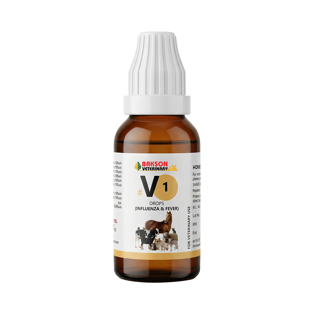 Bakson Veterinary V-1(Influenza &fever Drops)
