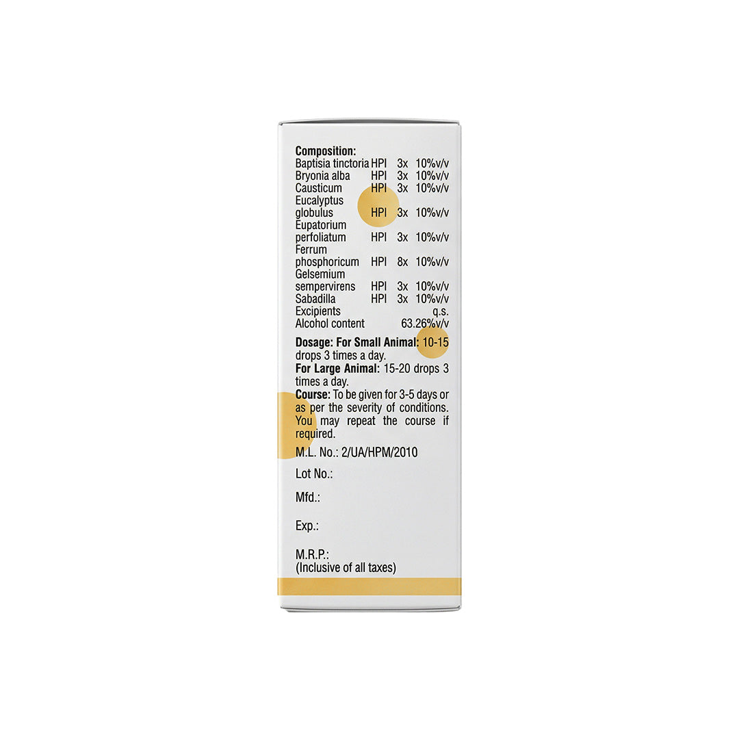 Bakson Veterinary V-1(Influenza &fever Drops)