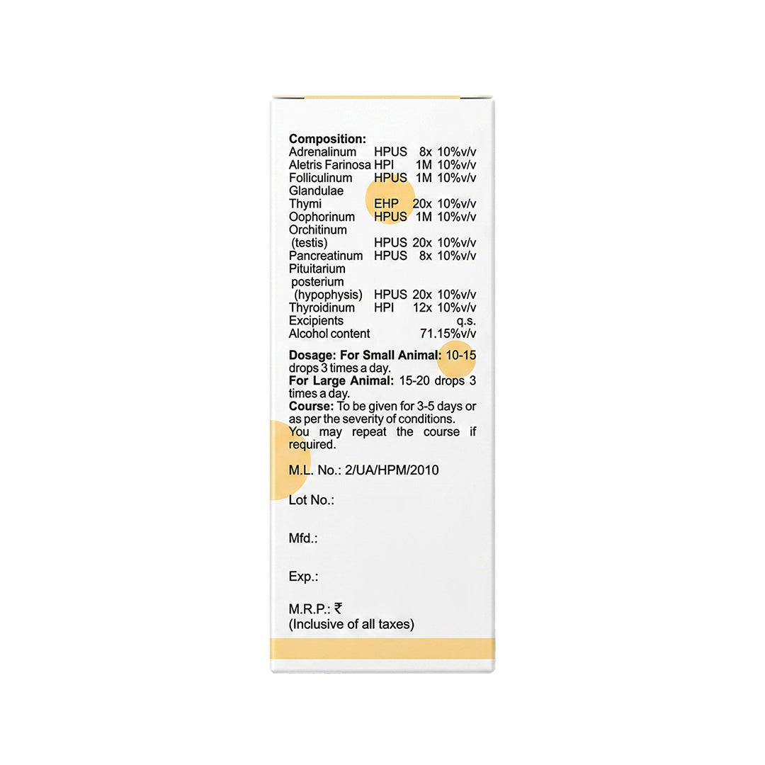 Bakson Veterinary V37 Endocrine Drops