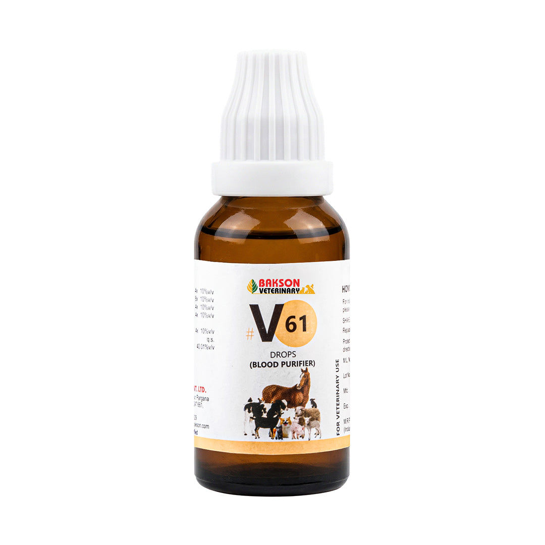 Bakson Veterinary V-61 (Blood Purifed Drops)
