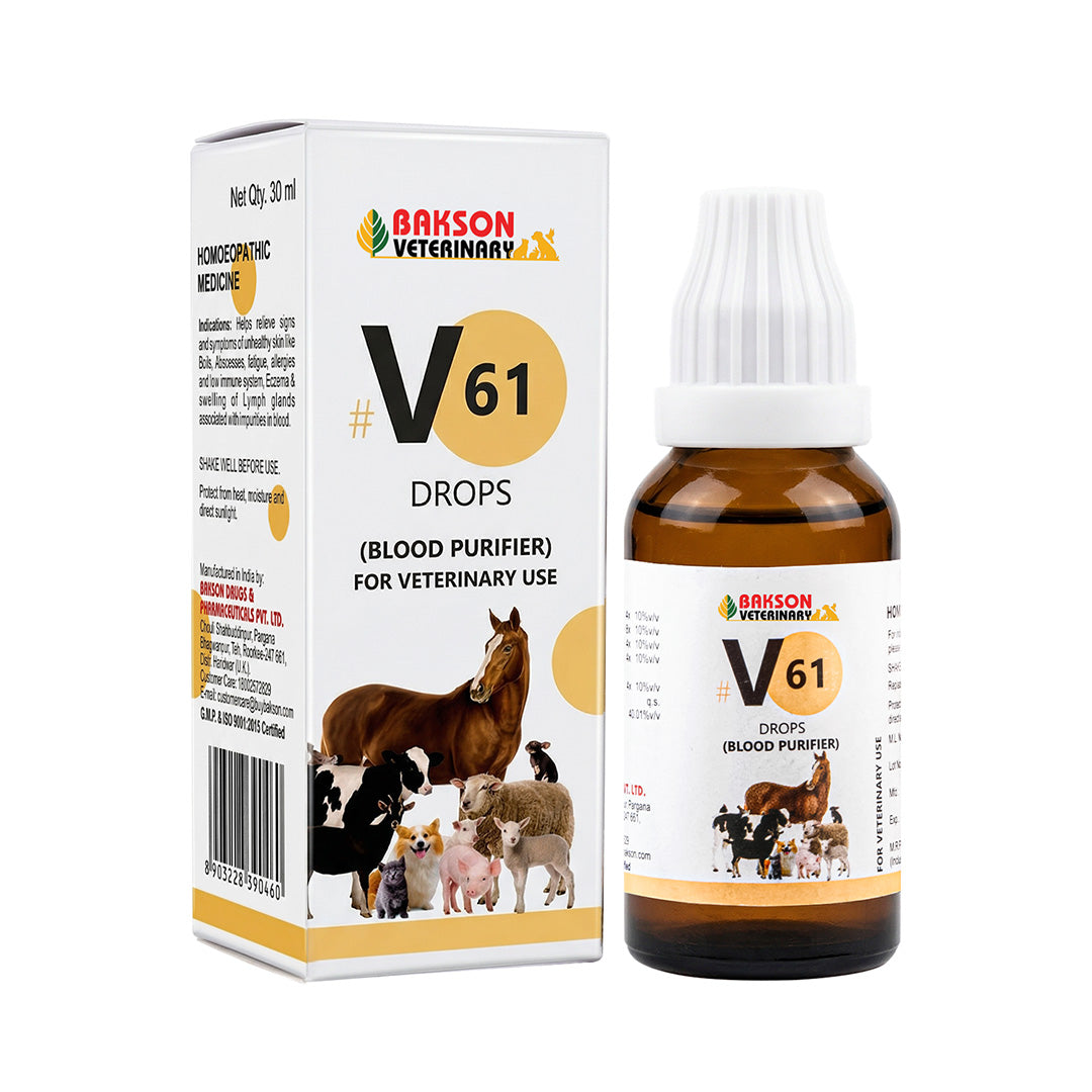 Bakson Veterinary V-61 (Blood Purifed Drops)