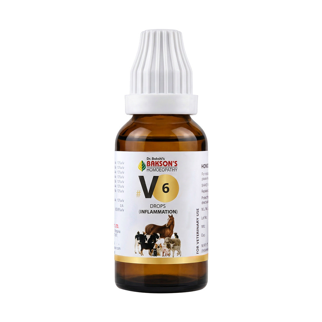 Bakson Veterinary V6 Inflammation Drops
