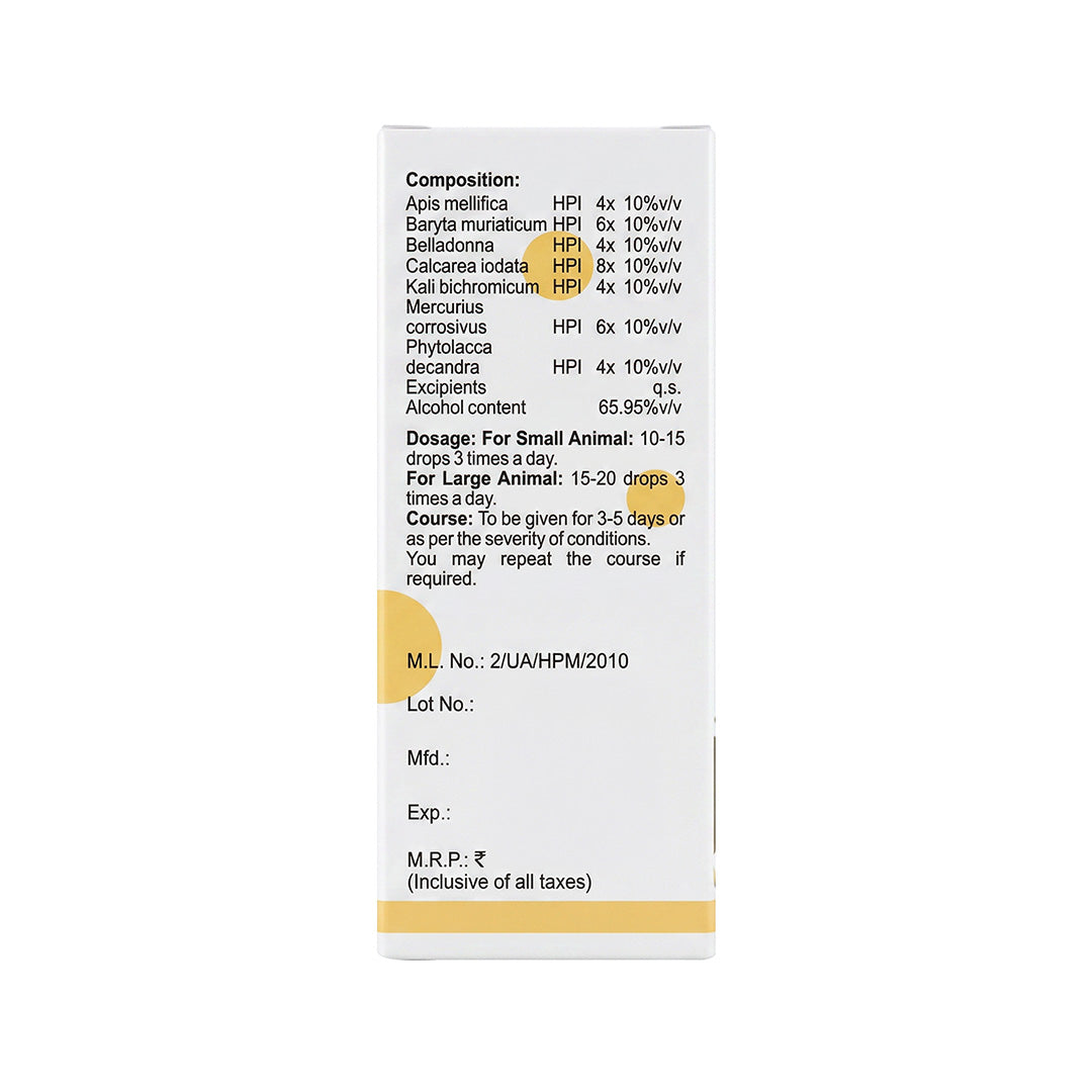 Bakson Veterinary V6 Inflammation Drops