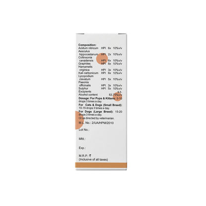 Bakson Veterinary V-9(Hemorrhiidal Drops)