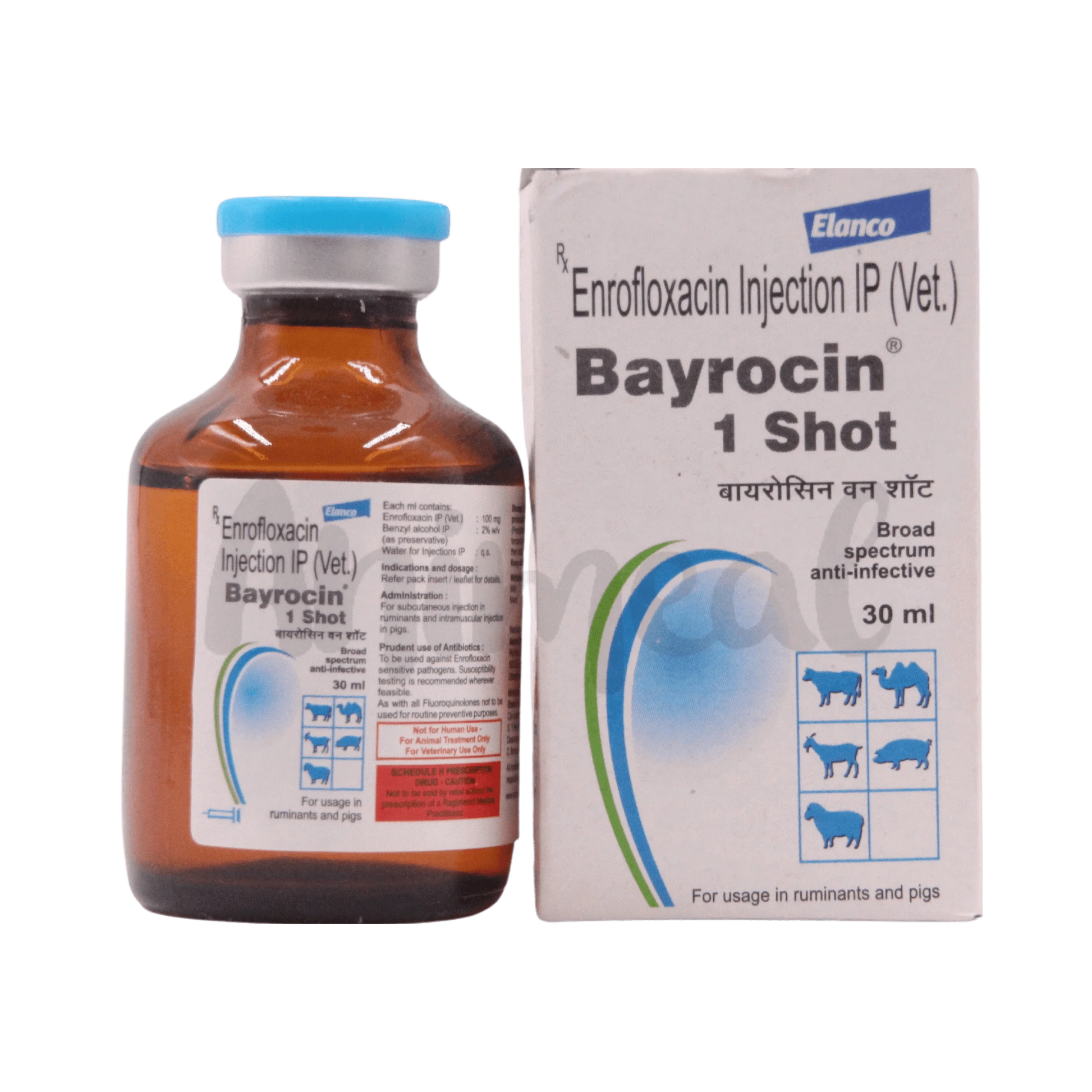 BAYROCIN 1SHOT INJ (S) - Animeal