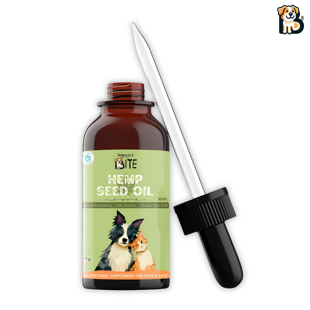 BFAB Hemp Seed Oil - Anxiety & Calm Supplement for Pets - 30ml