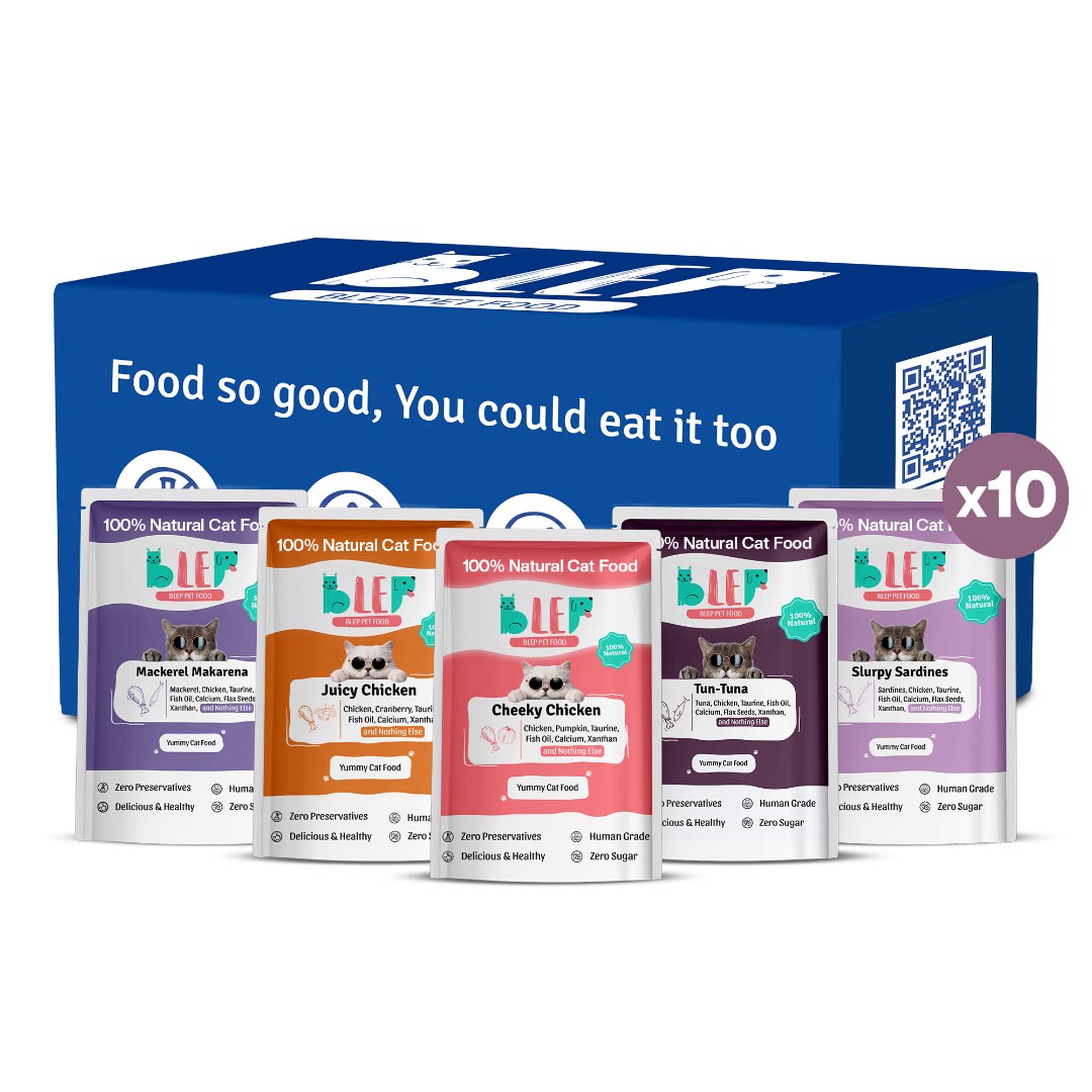 BLEP All Recipes Cat Wet Food Trial Pack | 50g | 10 Pack