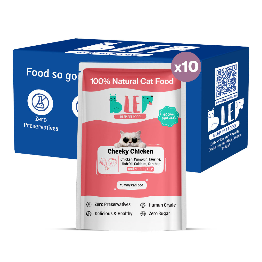 BLEP Cheeky Chicken Fresh Cat Wet Food Trial Pack | 50g | 10 Pack