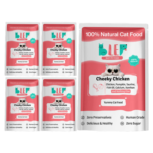 BLEP Cheeky Chicken Fresh Cat Food Trial Pack | 50g | 5 Pack