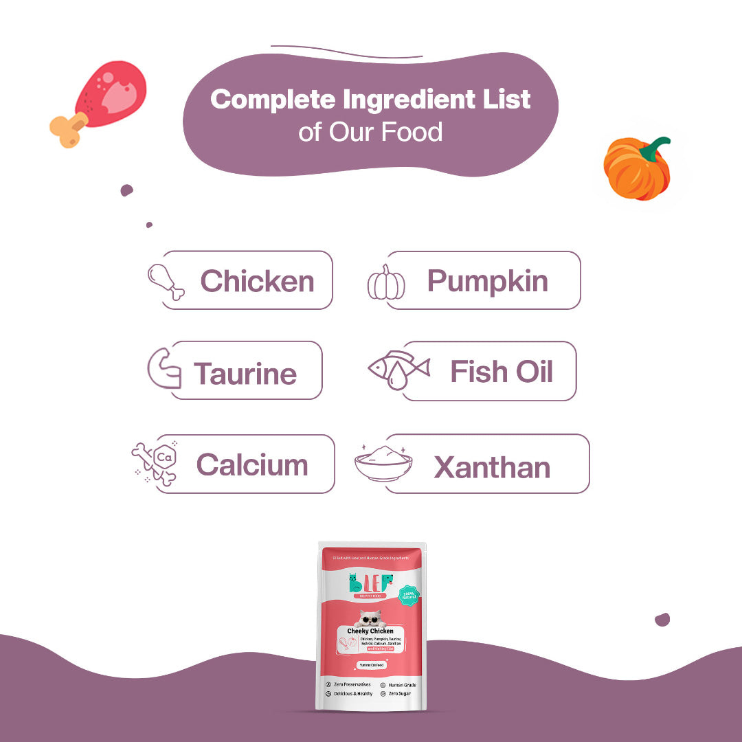 BLEP Cheeky Chicken Fresh Cat Food Trial Pack | 50g | 5 Pack