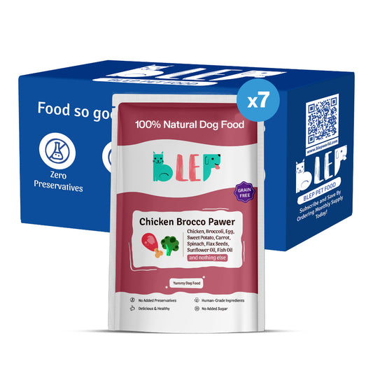 BLEP Chicken Broccoli Dog Wet Food | 100g | 7 Pack