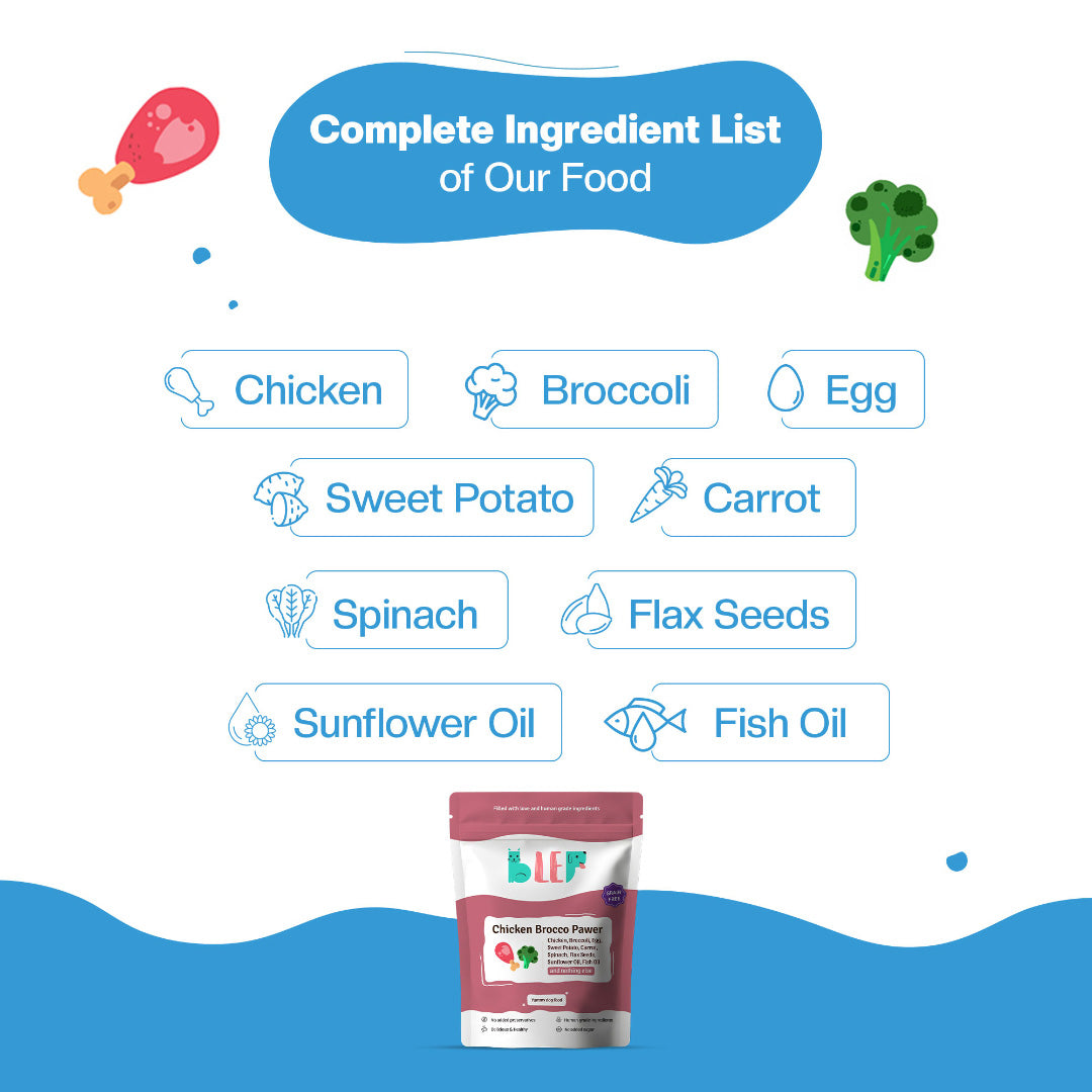 BLEP Chicken Broccoli Dog Wet Food | 100g | 7 Pack